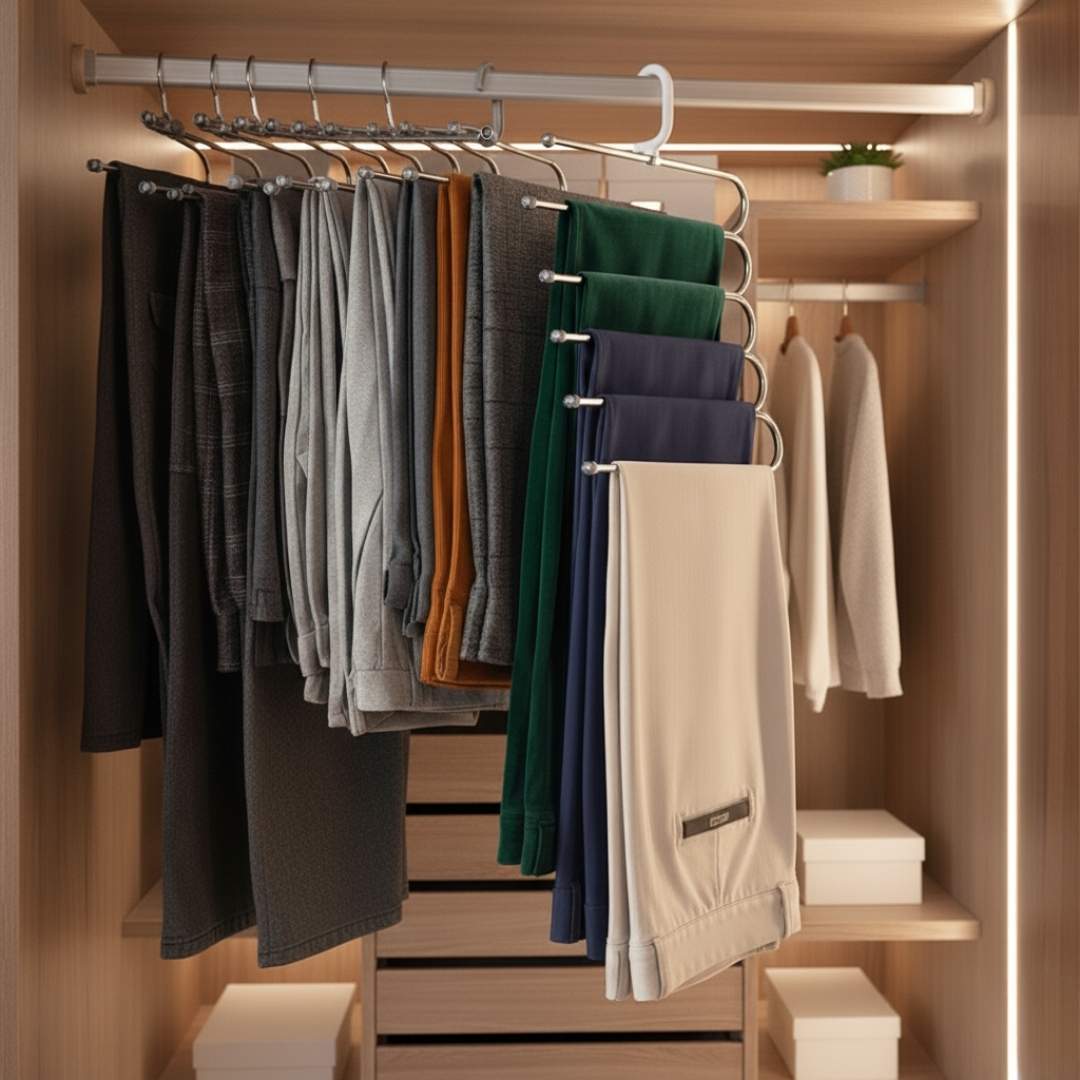 Gancho para pantalón 6 en 1