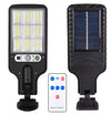Lámpara exterior panel solar con sensor