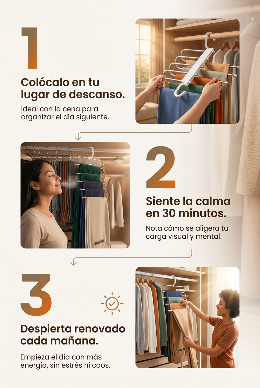 Gancho para pantalón 6 en 1